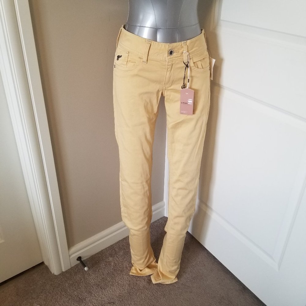 G STAR RAW Lynn Skinny Colour Women Sllim Fit (Caramel)